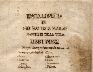 frontespizio Enceclopedia